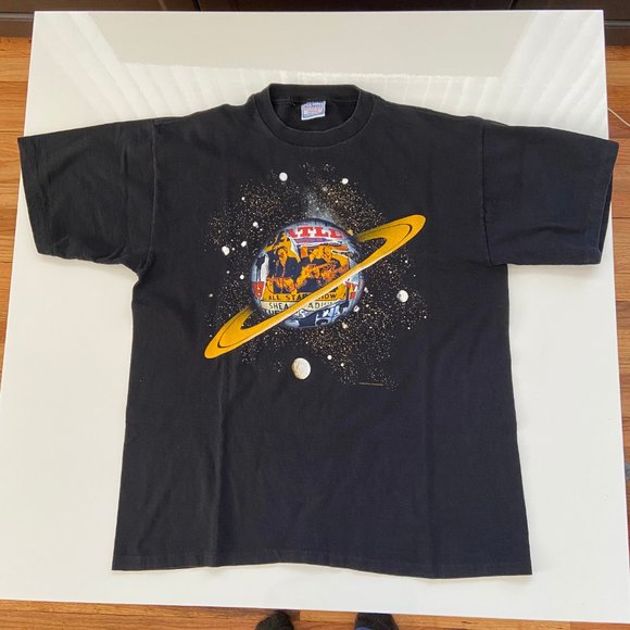 1996 Vintage The Beatles Anthology 2 Album Music Band Space Shirt Mens XL 90s